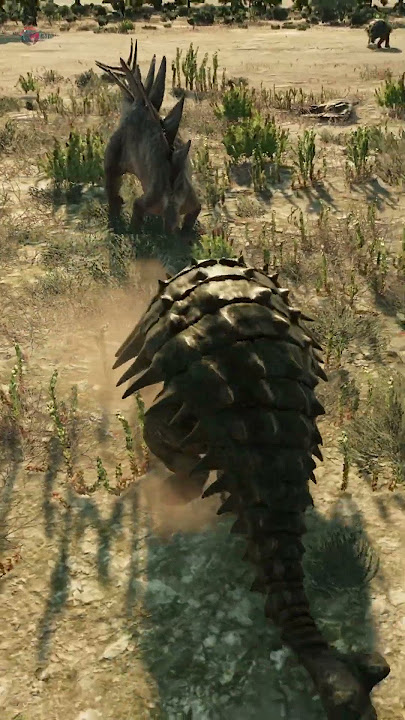 Ankylosaurus  VS. Stegosaurus - Jurassic World Evolution 2