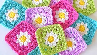 Crochet Square For Tikki Thalpos / Thalposh / Table cover / Placemat / cushion cover  / bed cover