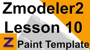 Zmodeler2 - Lesson 10,  Create Paintjobs Template ( HD with voice )