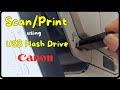 How to scan / print using a USB memory stick on a Canon copier (Canon iR ADV C250i )