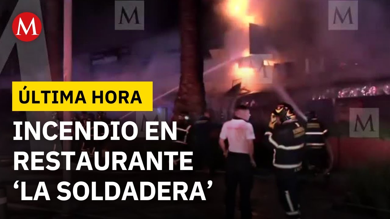 🚨 ÚLTIMA HORA: Se reporta el incendio de un restaurante cerca del Monumento a la Revolución