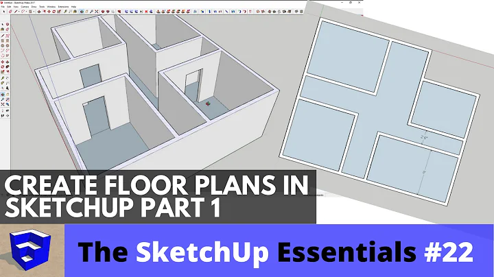 Creating 3D Floor Plans in SketchUp Part 1 - The SketchUp Essentials #22 - DayDayNews