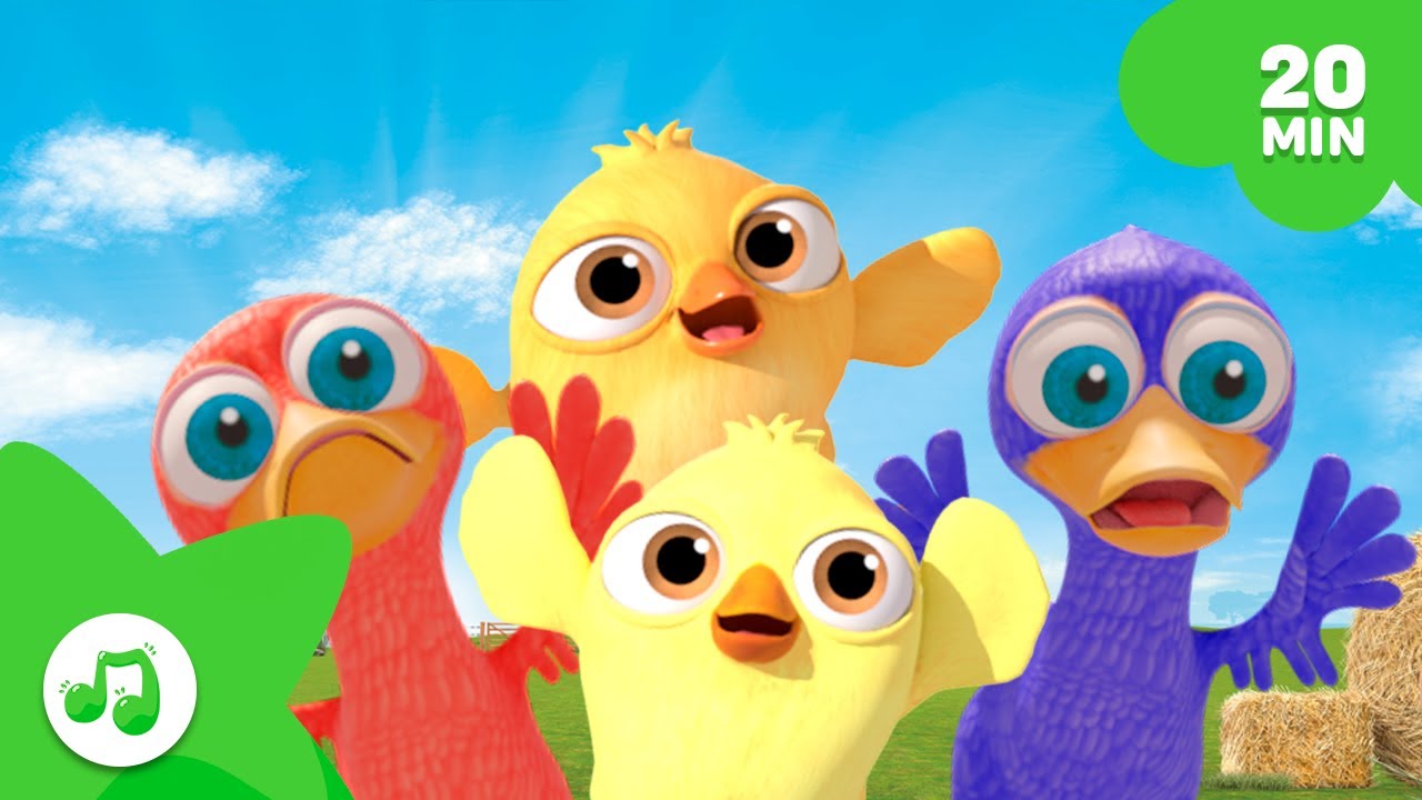 Canções de Aves 🐔🐥 A Fazenda do Zenon 👨🏻‍🌾 Compilação Infantil | Português do BRASIL