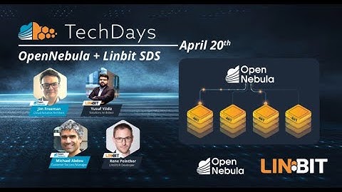 LINBIT & OpenNebula TechDays webinar 2: OpenNebula + LINBIT SDS