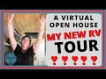 Tour of my new RV, Fabulously Remodeled Vintage Class C, A Virtual Open House Premiere