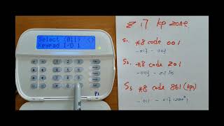 DSC NEO keypad zone programming