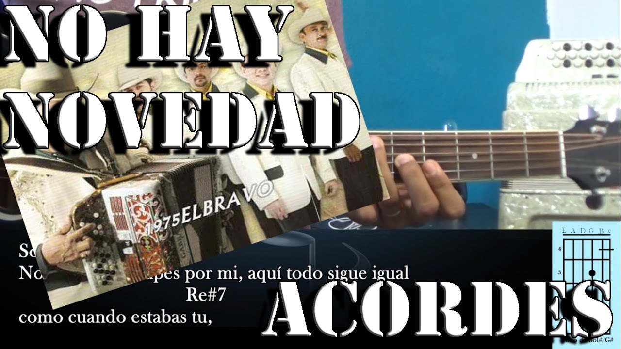 Tutorial | No hay novedad | Los cadetes de Linares | Acordes