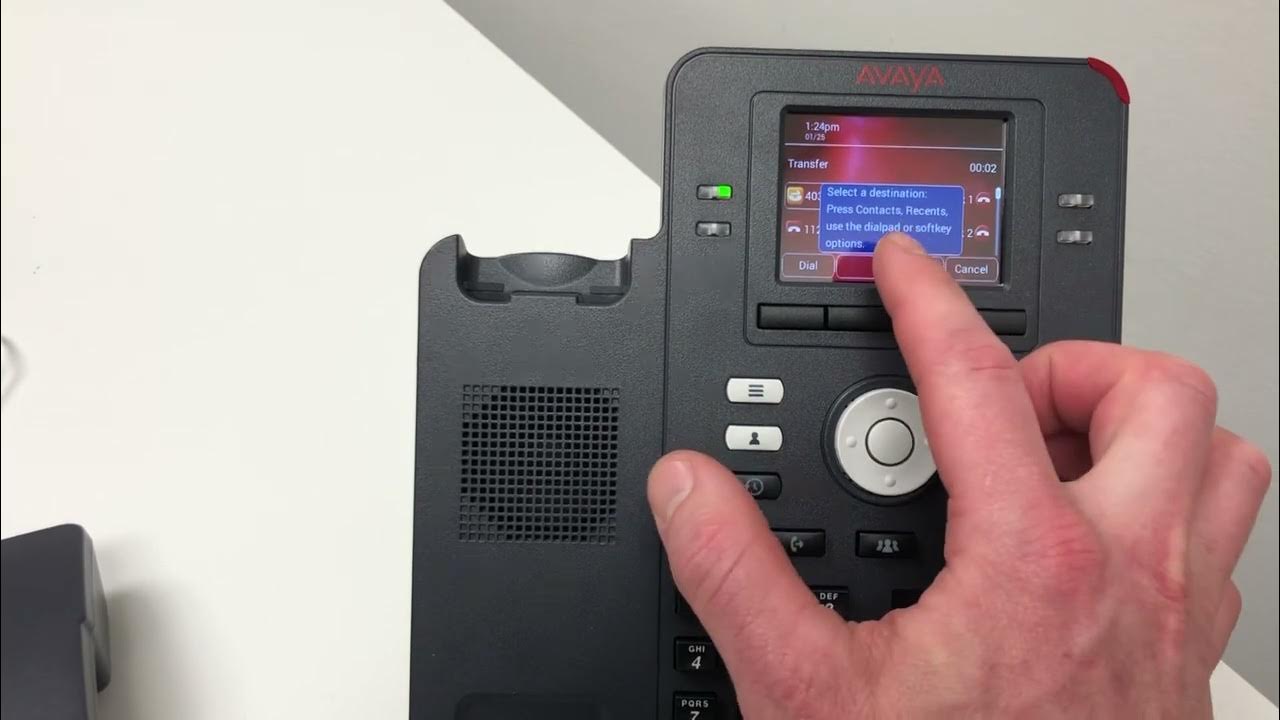 Avaya J159 Call Transfer - UC - YouTube