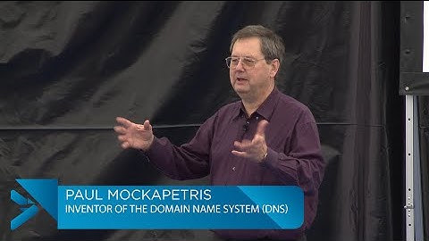 SINFO 23 - Paul Mockapetris (DNS)