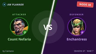 S67 War 7: Count Nefaria vs 38 Enchantress