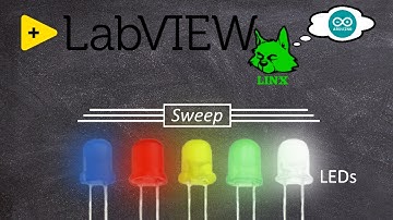 LED sequence (sweep effect) | LabVIEW (LINX 3.0) with Arduino Uno