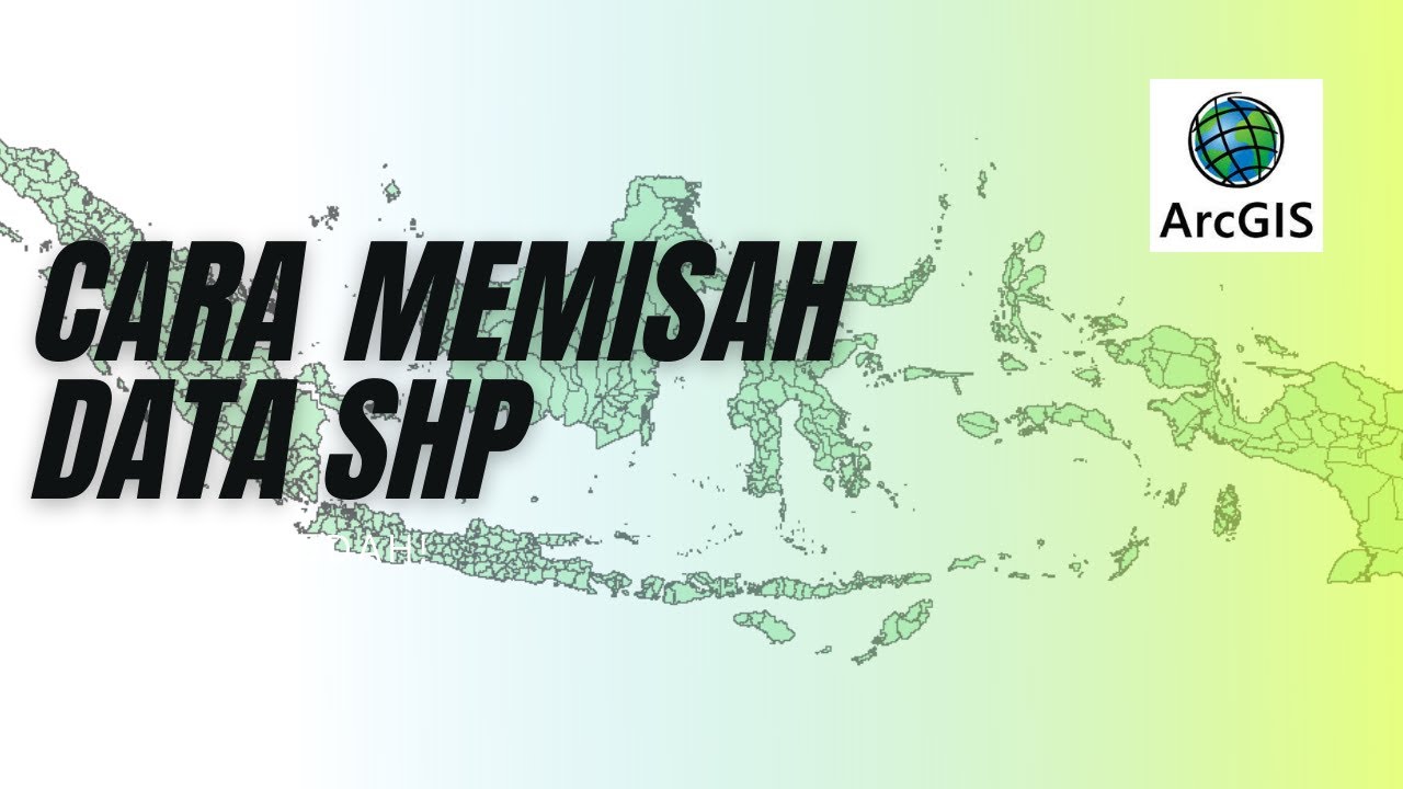 Cara memisah dan memotong data SHP (Shapefile) || How to split and cut ...