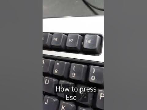 How to press Esc key #CS_Class #Shorts - YouTube