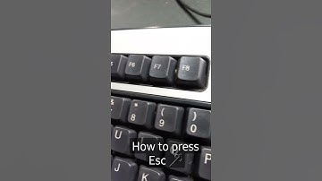 How to press Esc key #CS_Class #Shorts
