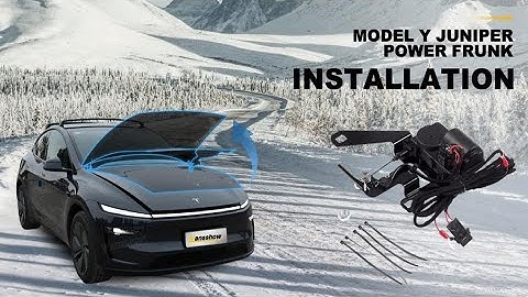 Model Y Juniper Power Frunk Kit Remote Control Tesla Electric Frunk Kit