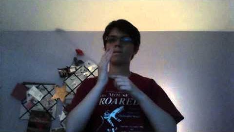 Sign Language Lesson #6 Assignment 1 Take 1