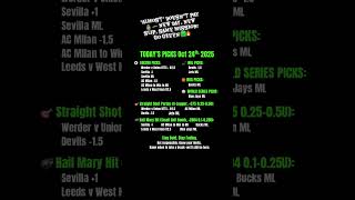 Oct 24 Picks – “Almost” Isn’t Enough 🔥 Time to Cash Tonight