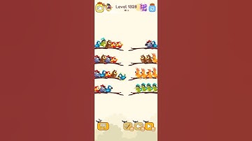 Bird sort calar game leval 1328 #games #playgaming #leveldesign #colorgame #gameplay #colorconcept #