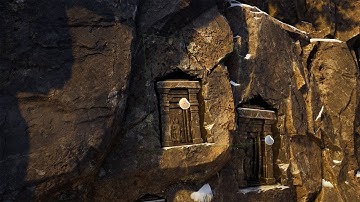 Lost Tomb - Tomb decals with Parallax Occlusion Mapping [#2] #maya #UE4 #Zbrush