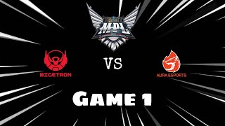 BTR vs AURA Game 1 - MPL ID English Season 13 Week 7 #rsg #btr #aura