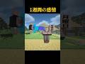 1週間の感じ方です… #マイクラ #short