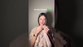 Thumbnail for Scarf hack you need to try ✨🧣 #scarf #hack