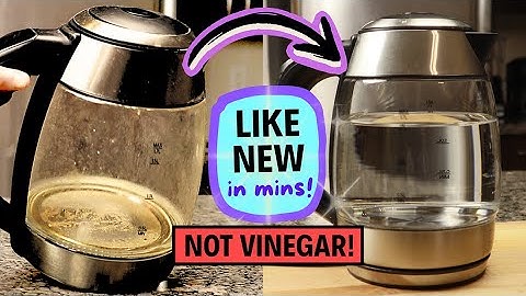 ✨️how to clean & remove limescale from KETTLE FAST & EASY! Non-toxic | descale hard water stains