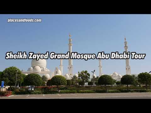 Sheikh Zayed Grand Mosque Abu Dhabi UAE Tour