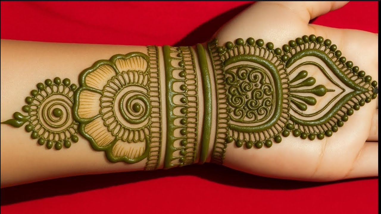 beautiful mehndi design simple/ mehnd design/ cone designs/ mehandi designers/ simple mehndi design 