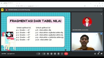 Fragmentasi Basis Data Terdistribusi