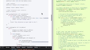 Taylor ver.0.0.2 - Implementing the Ballot Contract (Lisp-like language, interpreted by Ethereum VM)
