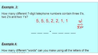 U1L3 - Permutations with Identical Elements
