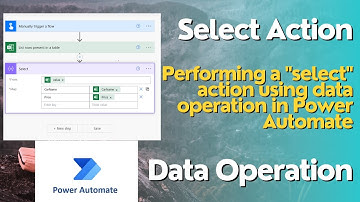 Performing a select action using data operation in Power Automate