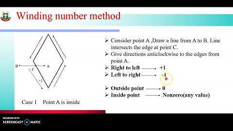 CO3I Computer Graphics Unit-2 Topic-2.9 Inside outside test