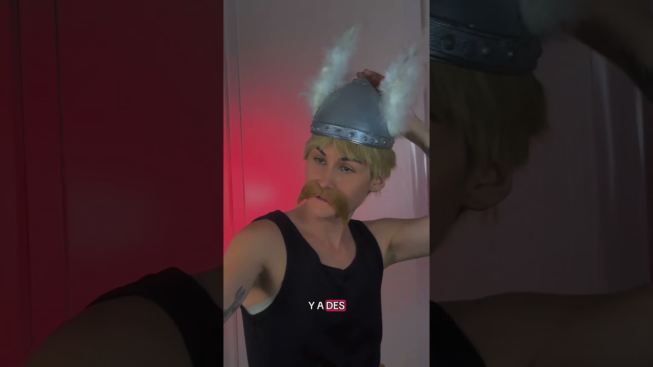 Astérix est perdu dans les shorts 😂 #cosplay #humour