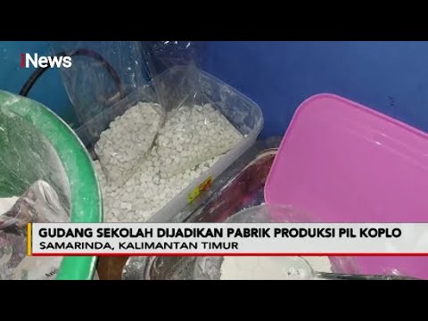 Parah Gudang Smp Di Samarinda Dijadikan Pabrik Pil Koplo Police Line 30 11 Youtube