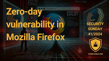 Zero-day vulnerability in Mozilla Firefox #cybersecurity #securitysunday
