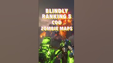 Blindly Ranking 5 COD Zombie Maps Based on How Expensive They’d be to Restore #shorts