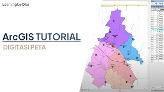 Tutorial ArcGIS: Cara Digitasi Peta Shapefile (Point, Polyline, \u0026 Polygon) Lengkap