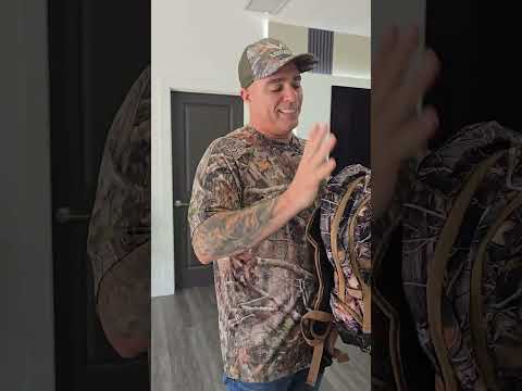 Camouflage backpack for hunting