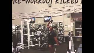When that pre-workout kick in!