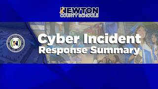 Superintendent's Report on NCS Cyber Incident Response