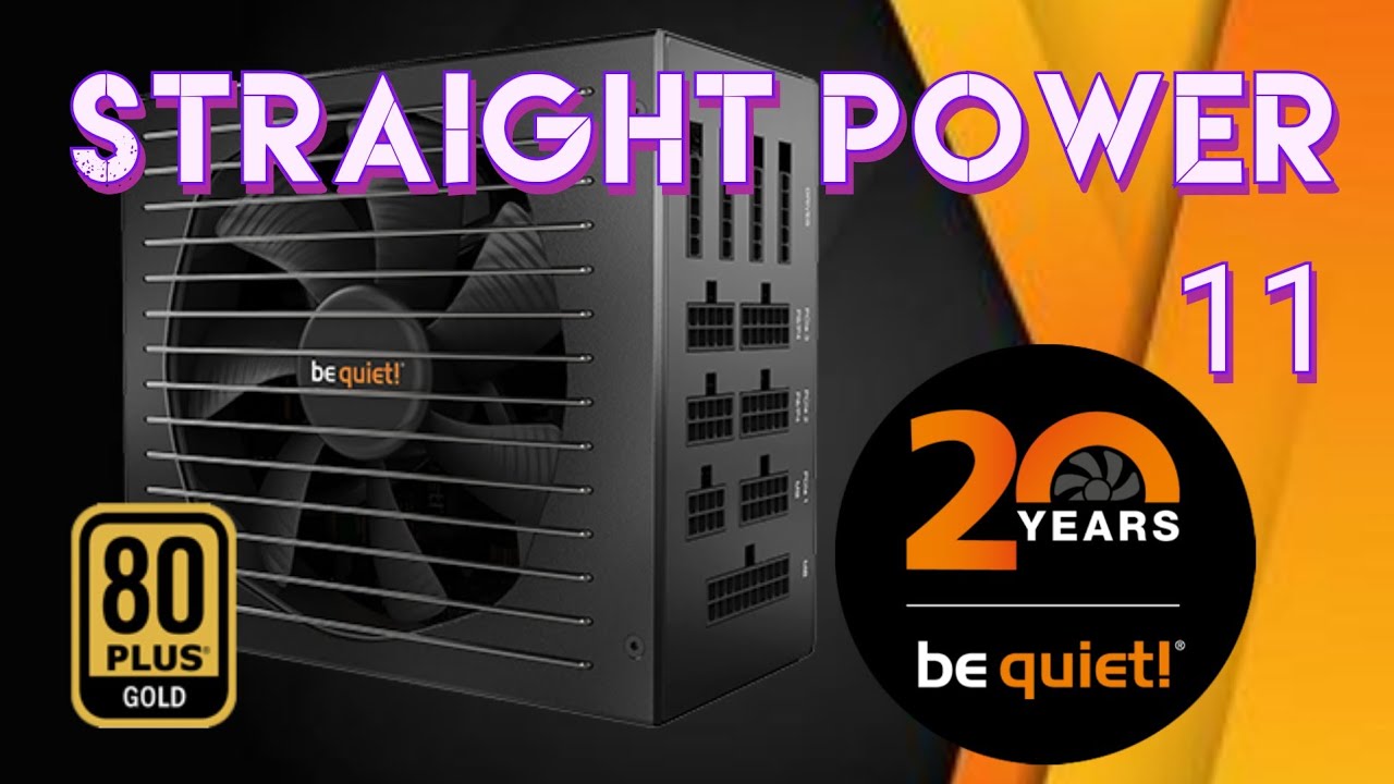 Alimentation atx 850W 80+ Gold STRAIGHT POWER 11 BN284 be quiet