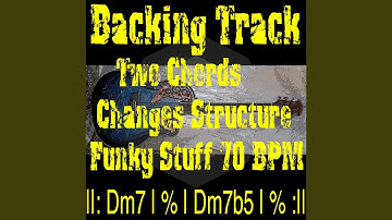 Backing Track Two Chords Changes Structure Dm7 Dm7b5