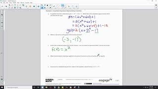Algebra 1 Module 4 Lesson 21 Video Profile