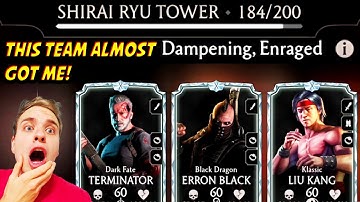 MK Mobile. Battle 184 was INFURIATING in Fatal Shirai Ryu Tower. 300 IQ PLAY!