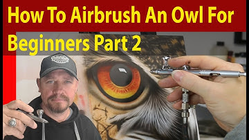 How To Airbrush An Owl For Beginner Part 2