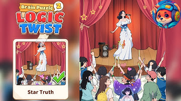 Brain Puzzle 2: Logic Twist Level 28 STAR TRUTH | Walkthrough & Solution Mobile 