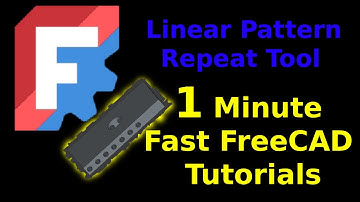 FreeCad Linear Pattern Tool quick tutorial