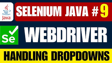 Selenium Java #9 | Automate Dropdowns with Selenium WebDriver